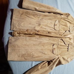 Perry Ellis suede jacket